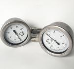 PTFE Protected Stainless Steel Pressure Gauge 316L Chamber Steel Diaphragm
