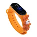 White Rectangle 18mm Waterproof Kids Watch OEM Water Proof Smart Digital