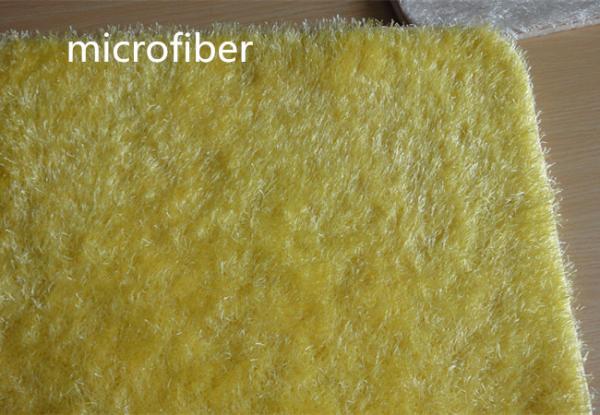 40 * 60 Cm Yellow Beautiful Microfiber Dust Mop Fleece Bathroom Anti - Skid
