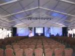 Huge Gala Outdoor Circus Tent With Luxury Lining Glass Door For Open - Air Event