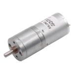 ASLONG Small Motor JGA25-370 6/12/24 V 7.5-1931RPPM Pure Metal DC Brushed