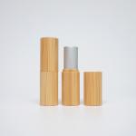 Custom Logo Bamboo Twist up Lipstick Tubes 5g Eco Friendly Empty Mini Unique Lip
