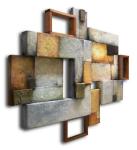Bespoke Modern Abstract Hotel Metal Wall Art Sculptures Elevating Interior
