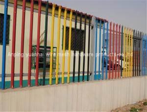 Wholesale Pvc Coated Steel Palisade Fencing Pre Hot Dipped Galvanized Tube Material from china suppliers