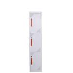 Cold Rolling Steel Plate D450mm 3 Door Steel Office Lockers For School
