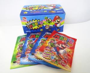 China Super Mario CC Stick Candy With Lovely 3D Super Mario Pictures Toy Candy on sale