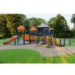 Theme Park Kids Galvanized Pipe Outdoor Slide Playground Anti Crack