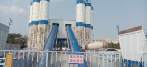 Wholesale HZS180 Automatic Ready Concrete Batching Mixing Plant With Belt Conveyor / Twin Shafts Mixer from china suppliers
