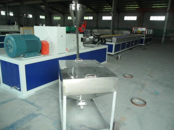 Quality Twin Screw Design Plastic WPC PVC Profile Extrusion Line For Decking Floor Fence for sale