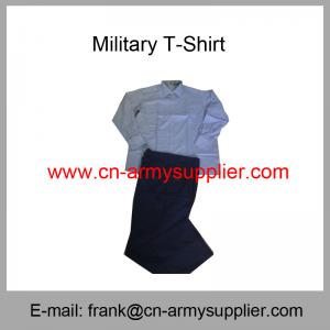 China Wholesale Cheap China Military Wool Cotton Polyester Army Police Officer Shirt on sale