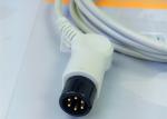 6 Leads Compatible ECG Monitor Cable , 6 Pin Ecg Cables And Leadwires