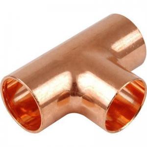Wholesale C70600 CuNi 9010 Copper Nickel Tee Brass Fittings Copper Water Pipe Fittings from china suppliers