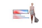 24 Inch 37.6 Inch Stretched Bar LCD Display , Retail Shelf Advertising Display