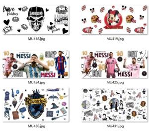 Wholesale UV Resistant Custom UV DTF Glass Cup Wraps Free Artwork Services from china suppliers