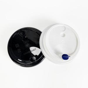 Wholesale PLA Cold Cup Strawless Sip Lid CPLA Cover Compostable Plastic Lids 80mm OEM from china suppliers
