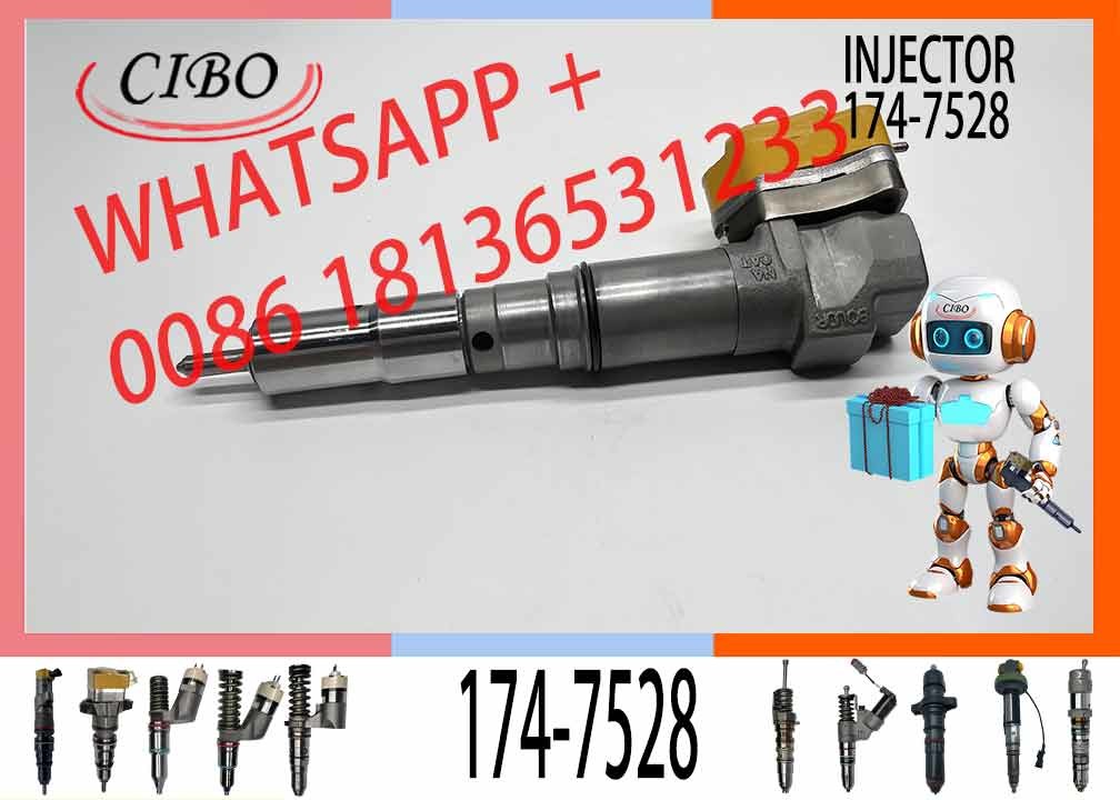 Diesel engine parts fuel injector 1747526 4CR01974 174-7526 1747528 232-1173 232-1183 232-1168 174-7528 for
