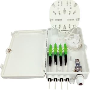 Wholesale Wall Pole Mount Fiber Optic Distribution Box for Network FTTH IP65 Outdoor 8 Cores from china suppliers