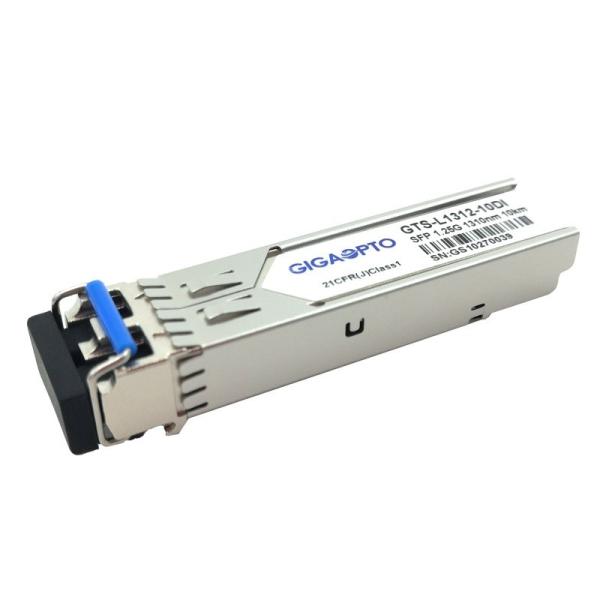 1.25G SFP 550m MMF/10km SMF 1310nm Industrial DOM LC Transceiver Module 1000BASE