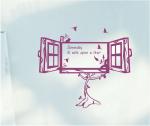 Window English Letter Home Wall Decoration Stickers HB-016