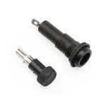 Bayonet Panel Mounted Glass Tube Fuse Holder 15AMP 250V 6x30mm R3-46 H3-46