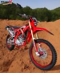 Motorcross Factory Produced Speedometer And Odometer Equipped Dirt Bike with