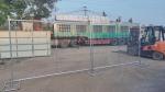 Safety Green PVC Temporary Fencing Outdoor Galvanized Security Fence