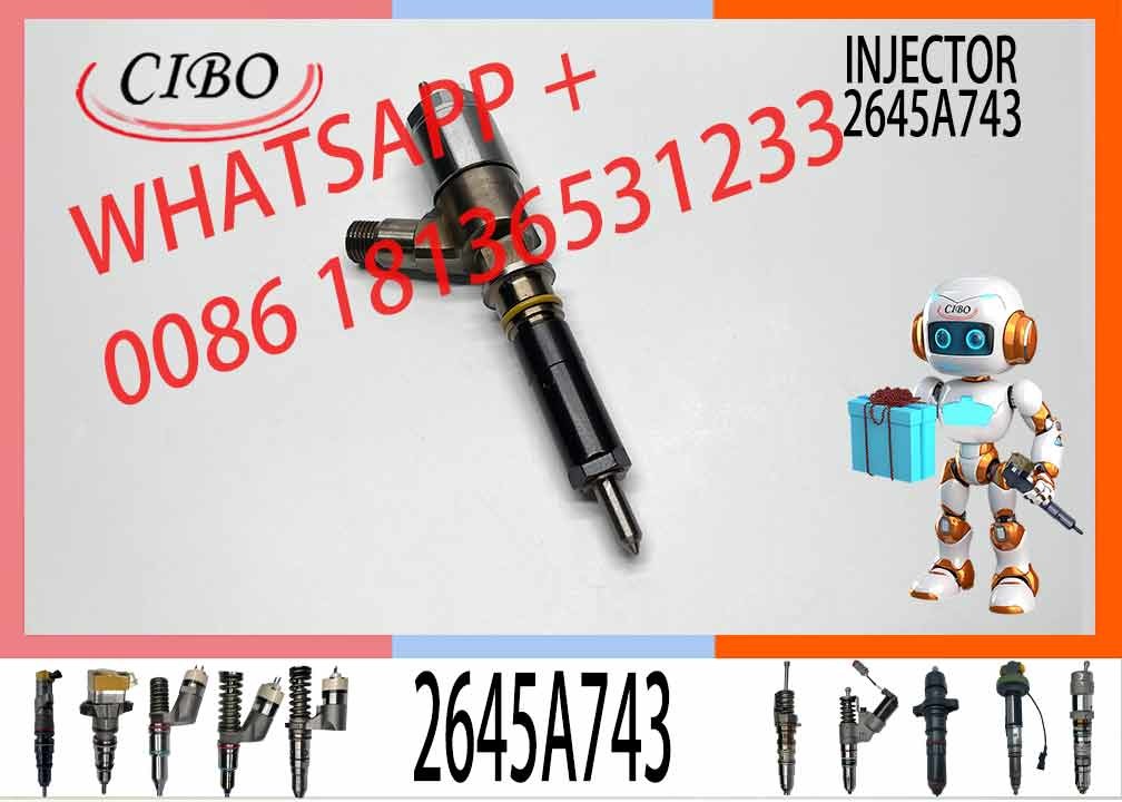Fuel Injector 2645A743 321-0990 32F61-00062 32F61-00014 32F61-00022 32F61-00012 For C6.4 C6.6 Excavator E320D