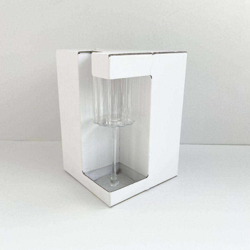 Customized Printing Brown White Kraft Paper Packaging Packing Cardboard Corrugated Display Case Gift Carton Box for Champagne Wine Bear Milk Tea Glass Mug