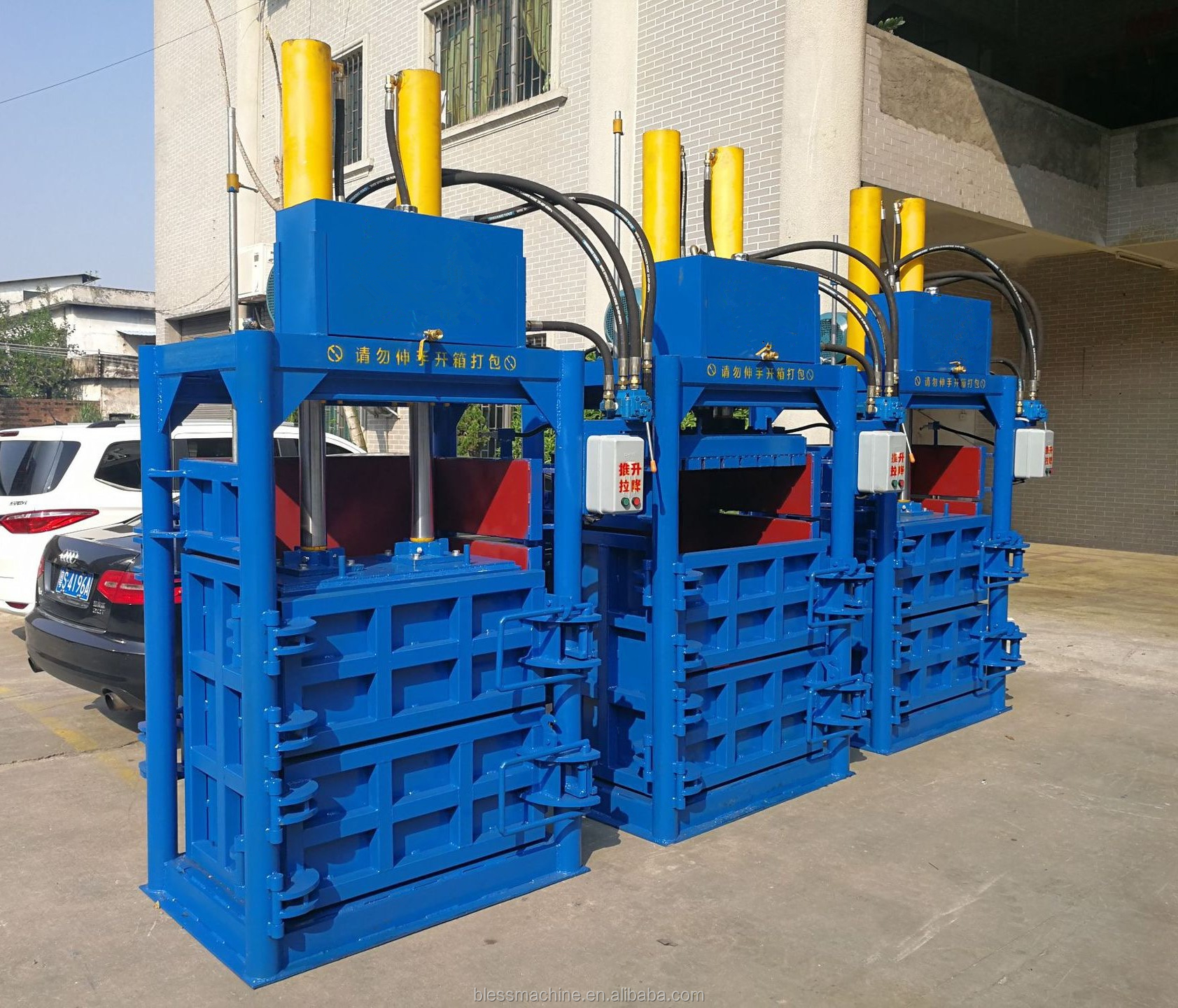 High Output Vertical Stationary Hay/Alfalfa Baler Machine for Machinery Hardware Industry