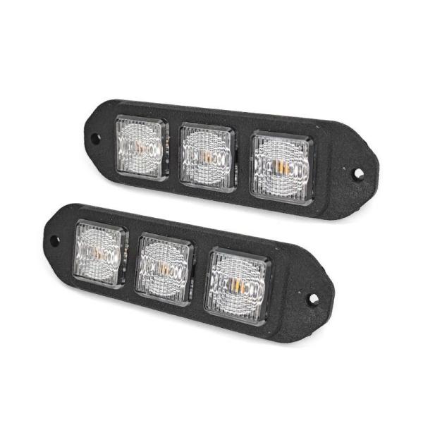 9W Amber Flexible LED Flash Penetration Light Strobe Light Bar Forklift Warning Light