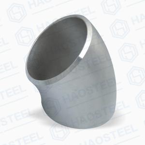 Wholesale Casting SS316L Industrial Pipe Fittings JIS B2311 45 Degree Elbow from china suppliers