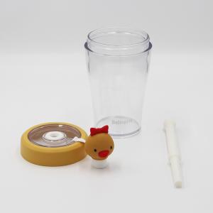 Wholesale Creative Design Leak-Proof BPA Free Kids Plastic Water Bottle with Straw from china suppliers