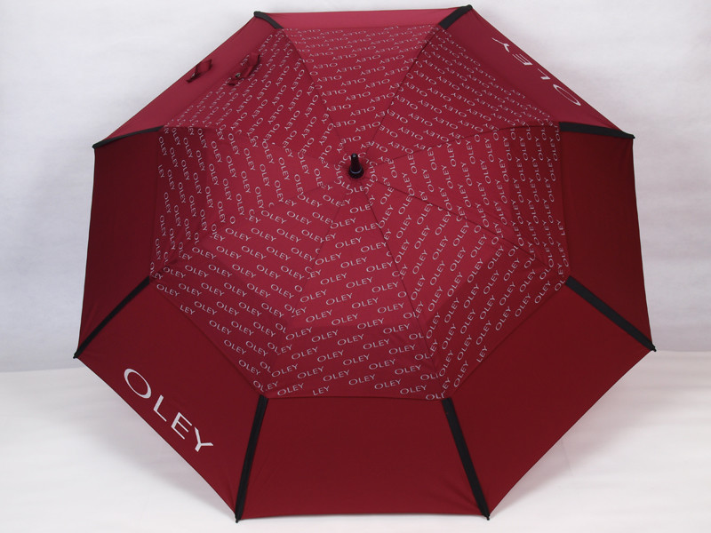 Letter Printed Windproof Golf Umbrellas For Men