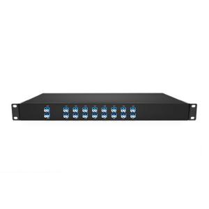 Wholesale DWDM MUX DEMUX 16CH (C21-C36) with Monitor Port LC/UPC Dual Fiber 1U Rack from china suppliers