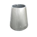 Copper Nickel Concentric Reducer Butt Welded Pipe Fittings With Black Painting