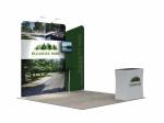 Advertising Trade Show Booth Displays Dye Sublimation Printing Various Shapes