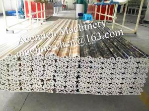 Wholesale Plastic PVC stone powder imitation marble profiles production line with transfer print on line from china suppliers