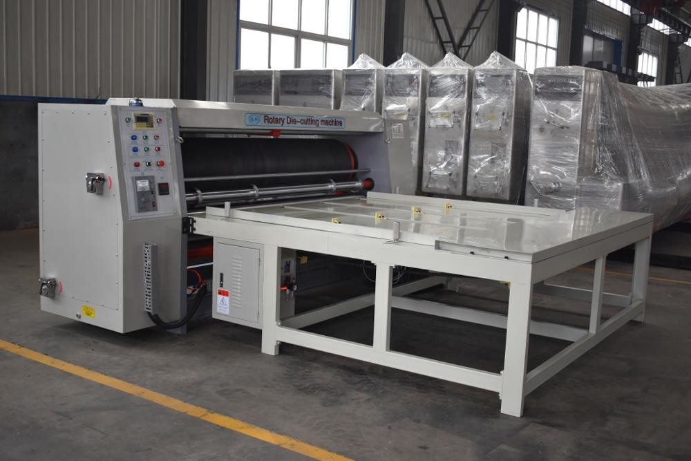 Rotary Carton Box Die Cutting Machine 4.5KW High Speed 60pcs/Min