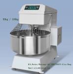 25kg 50kg Double Speed Bakery Bread Spiral Dough Mixer