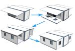 Waterproof 40ft Expandable Container House Fireproof Manufactured Container