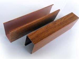 Wholesale U-Shape Aluminum Baffle Ceiling Metal False Ceiling from china suppliers