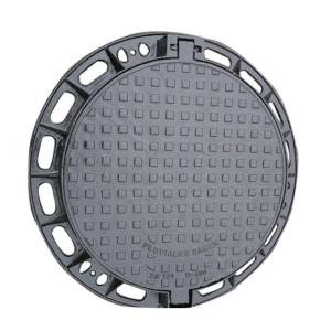 Wholesale Round Type Ductile Iron Manhole Cover EN124 D-400 C250 30-50 Years Life from china suppliers