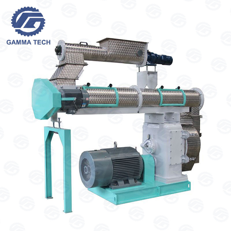 3.5mm Single Layer Poultry Feed Pellet Machine 132KW Cow Feed Pellet Making