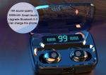 IPX7 Waterproof Noise Canceling Earbuds 3500mAh Charging Case AVRCP