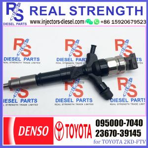 China common rail injector 23670-39145 095000-7040 injector for TOYOTA 2KD-FTV, D-4D, TRH2 injector nozzle 23670-39145 on sale