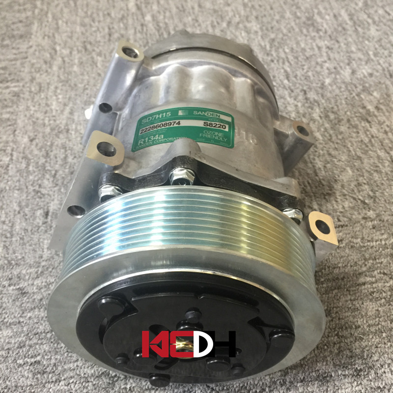 Sanden Type SD7H15 372-9493 OEM Excavator Parts For AC Compressor Universal