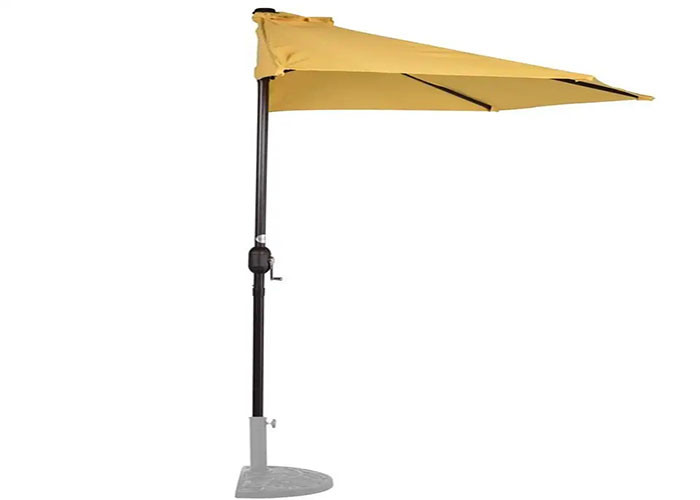 Modern Commercial Grass Patio Umbrella For Shade Scallop Edgen 150cm