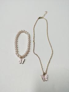 Wholesale Gold Silver Childrens Butterfly Necklace Lightweight Multi Function from china suppliers