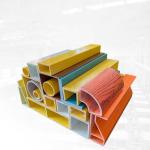 Customized Width FRP Pultruded Sections Heat Resistance Weather Proof