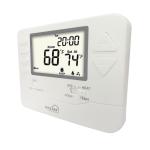 Riseem 24V Heat Pump 2H / 1C HVAC ABS Multi Stage Thermostat For Office / Bar
